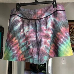 Tie dye skirt with pockets
